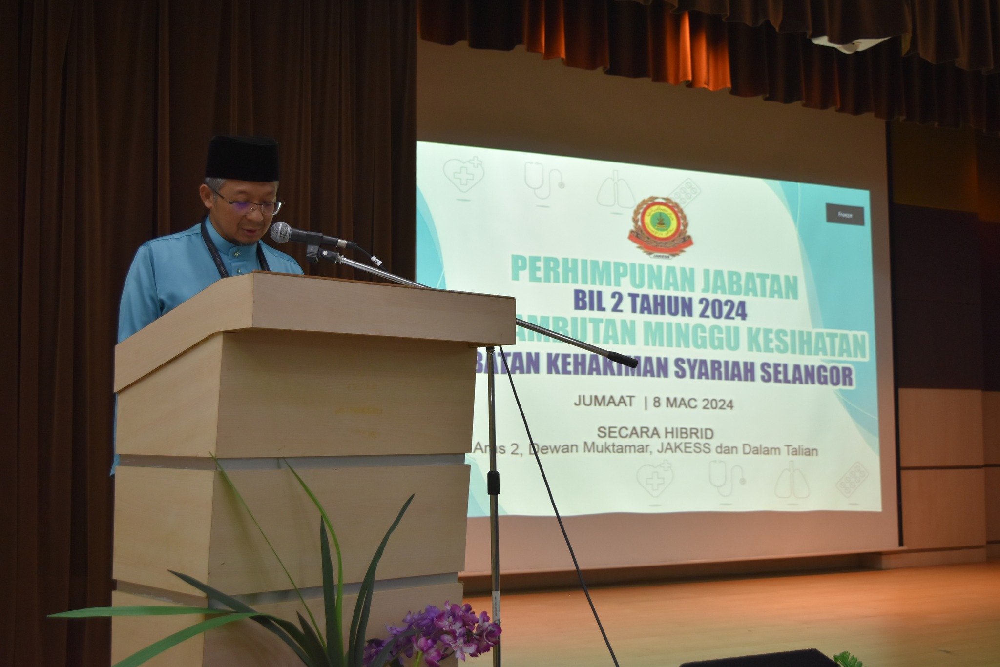 Perhimpunan Jabatan Bilangan 2 Tahun 2024 Sambutan Minggu Kesihatan Jabatan Kehakiman Syariah Selangor 4
