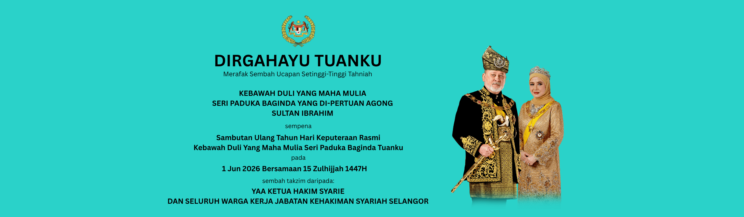 Banner - Hari Keputeraan DYMM YDPA 2026